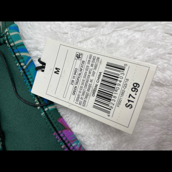 Share & Sade Swimsuit Floral Cheeky Bottom M - Picture 6 of 6